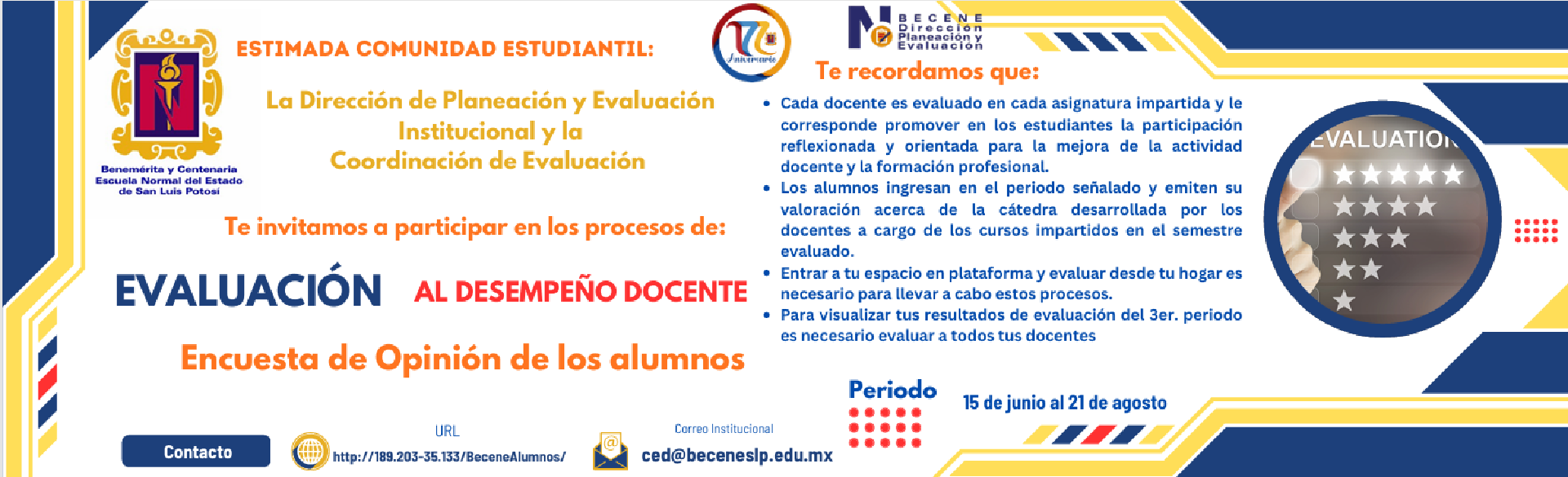 Evaluación al desempeño Junio 2026