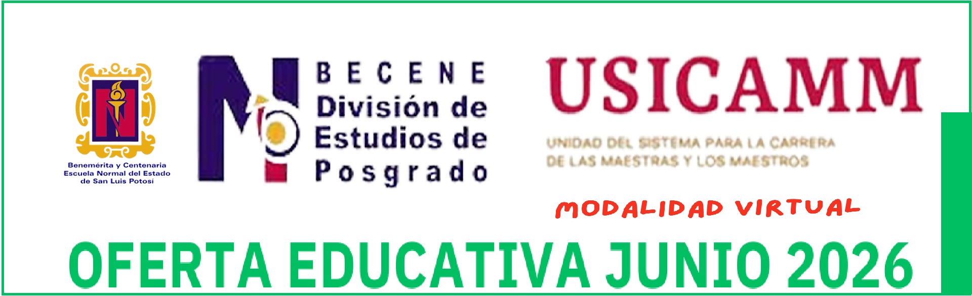 Oferta Educativa Junio 2026.